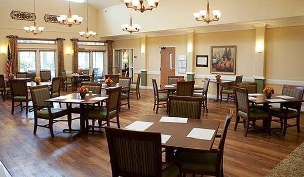 The Village at Primacy Place dining room